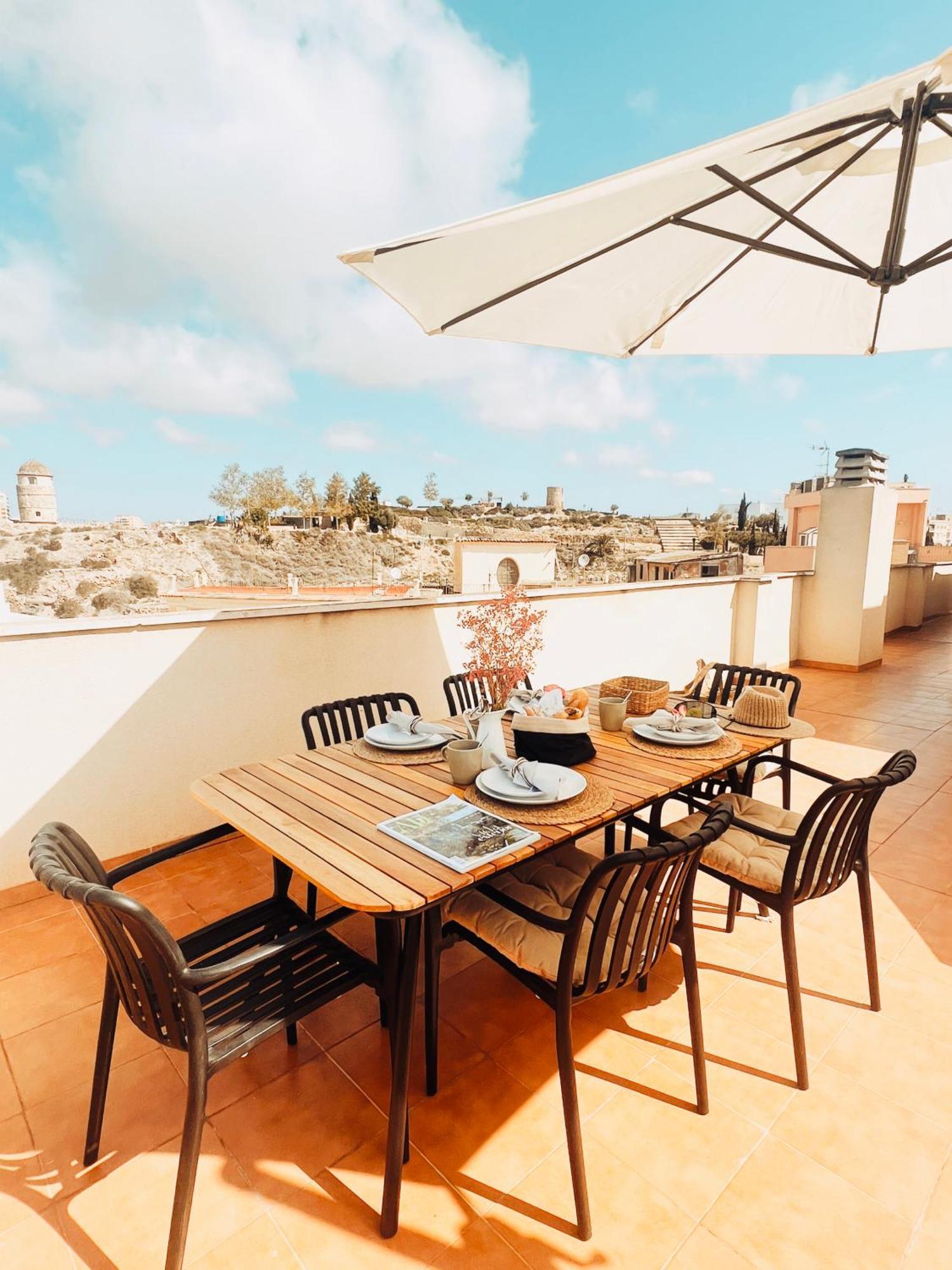 Апартаменты Casa Jara- With A Private Terrace 360 Views In Old Town - Free Parking Картахена Экстерьер фото